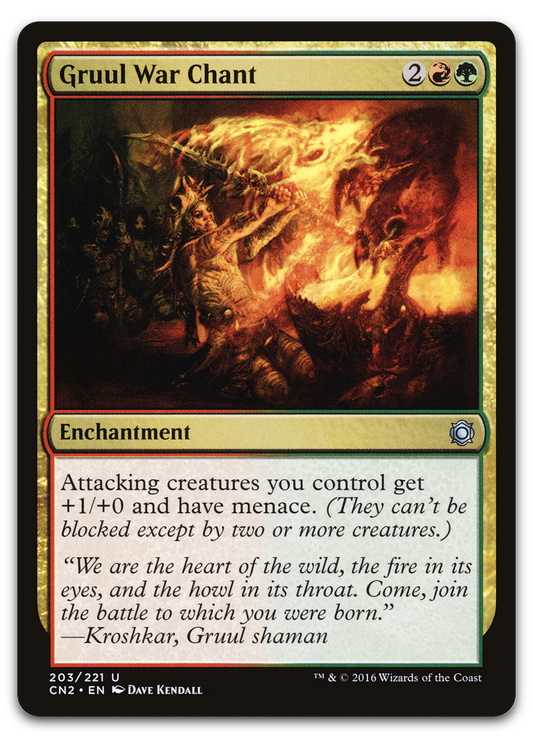 Gruul War Chant (Conspiracy: Take the Crown)