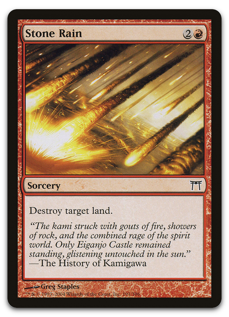 Stone Rain (Champions of Kamigawa)