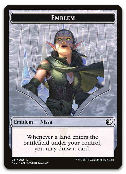 Emblem - Nissa, Vital Force (Kaladesh)