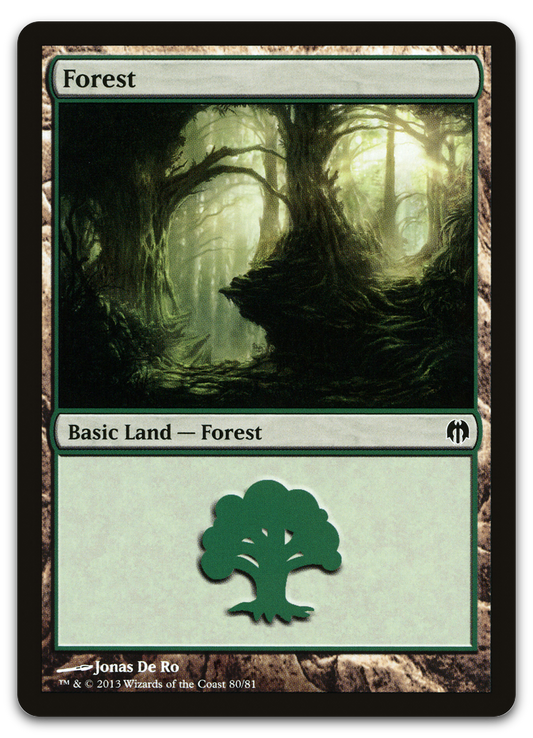 Forest (80) (Duel Decks: Heroes vs. Monsters)