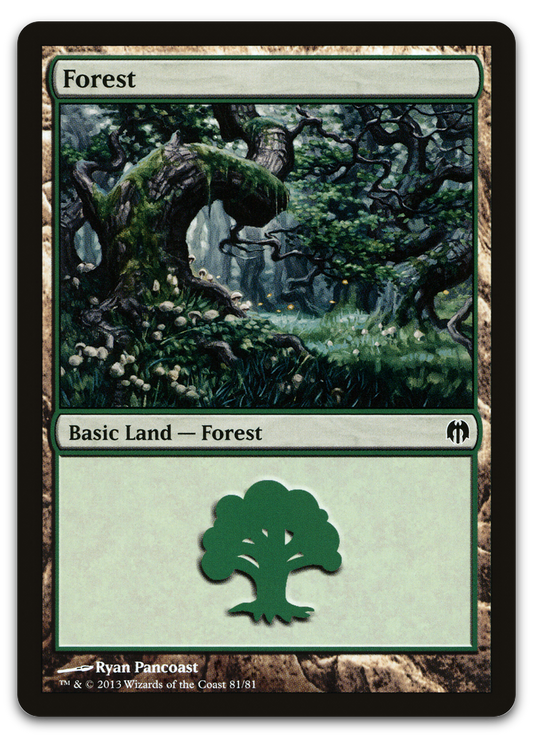 Forest (81) (Duel Decks: Heroes vs. Monsters)