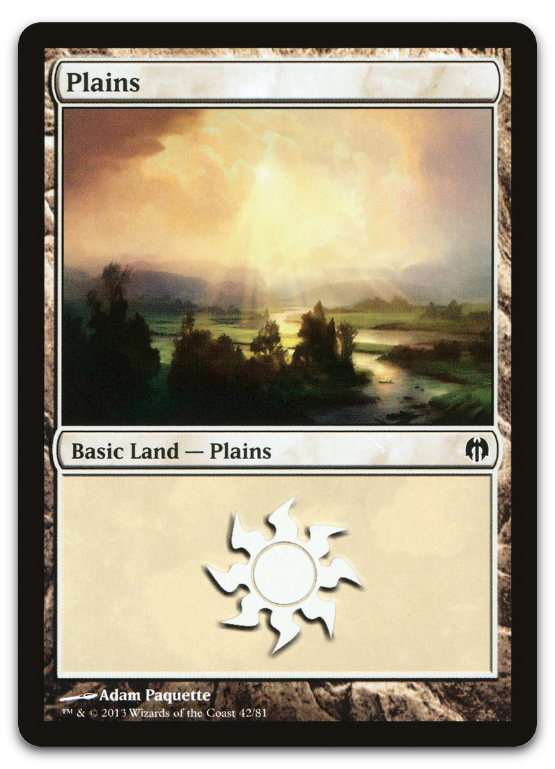 Plains (42) (Duel Decks: Heroes vs. Monsters)