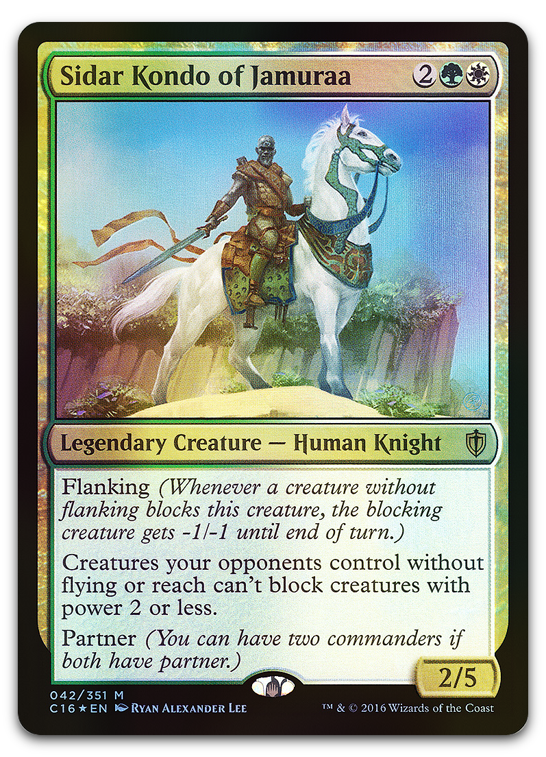 Sidar Kondo of Jamuraa (Commander 2016)