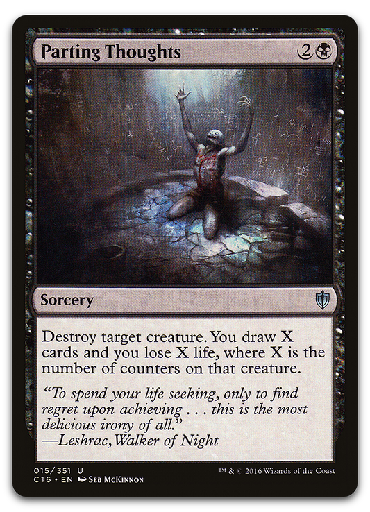Parting Thoughts (Commander 2016)
