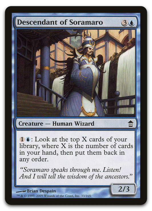Descendant of Soramaro (Saviors of Kamigawa)