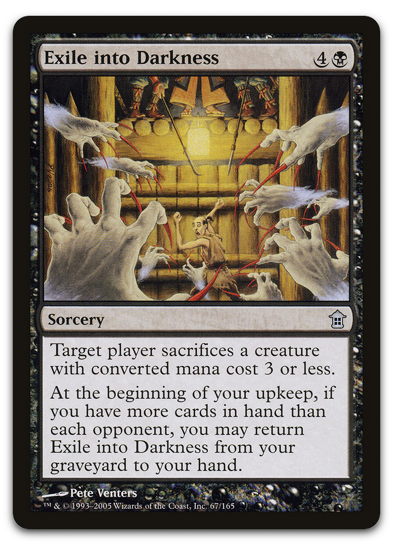 Exile into Darkness (Saviors of Kamigawa)