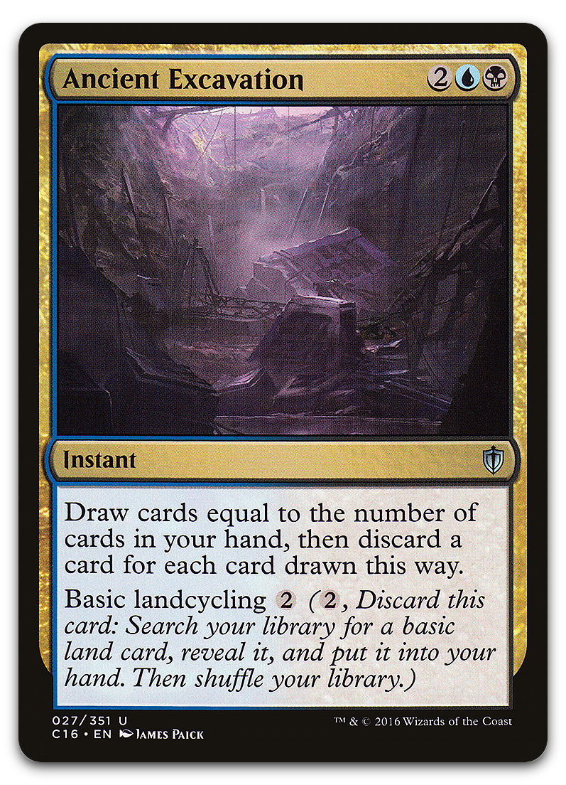 Ancient Excavation (Commander 2016)