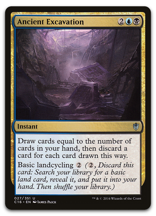 Ancient Excavation (Commander 2016)