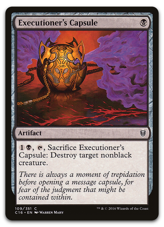 Executioner's Capsule (Commander 2016)
