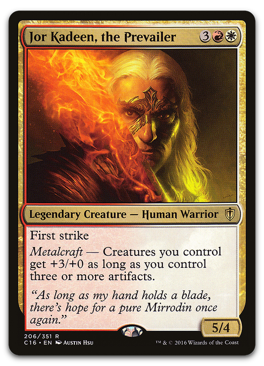 Jor Kadeen, the Prevailer (Commander 2016)