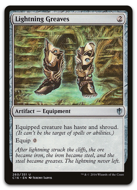 Lightning Greaves (Commander 2016)