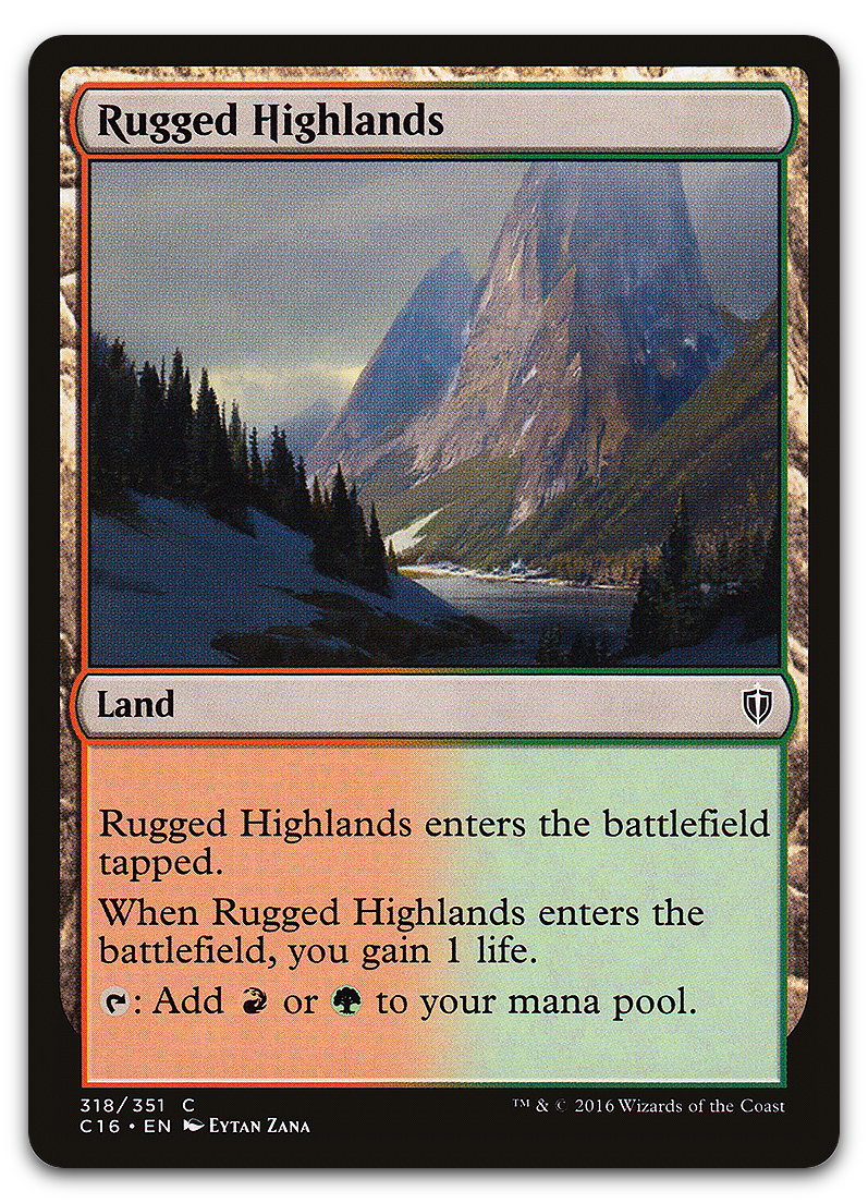 Rugged Highlands (Commander 2016)