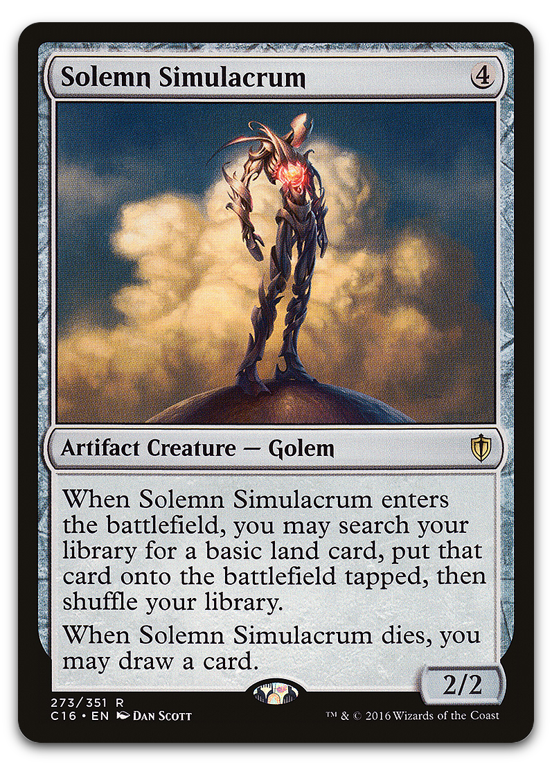 Solemn Simulacrum (Commander 2016)