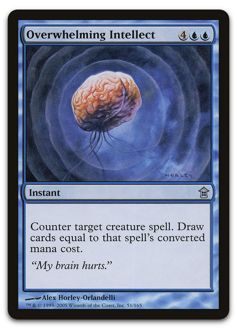 Overwhelming Intellect (Saviors of Kamigawa)