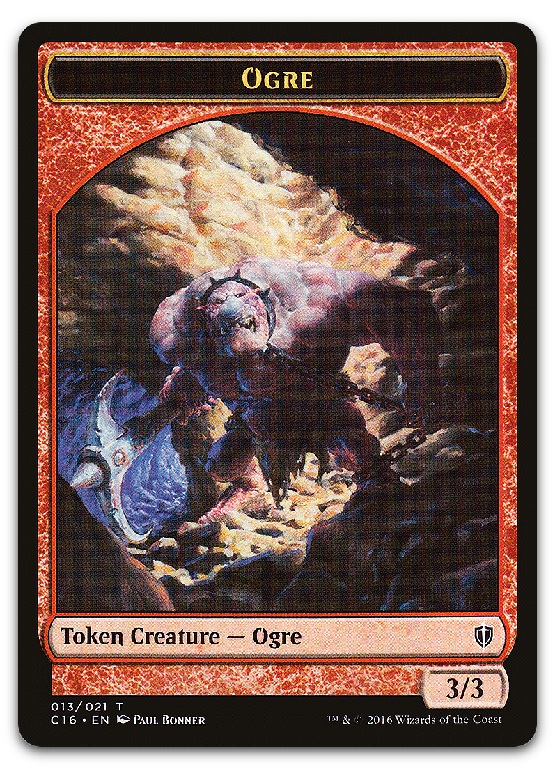 Ogre // Bird (007) Double-Sided Token (Commander 2016)
