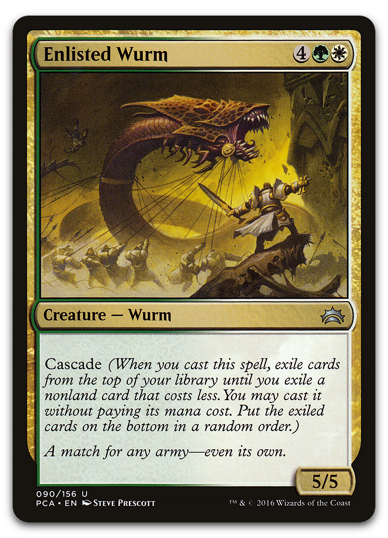 Enlisted Wurm (Planechase Anthology)