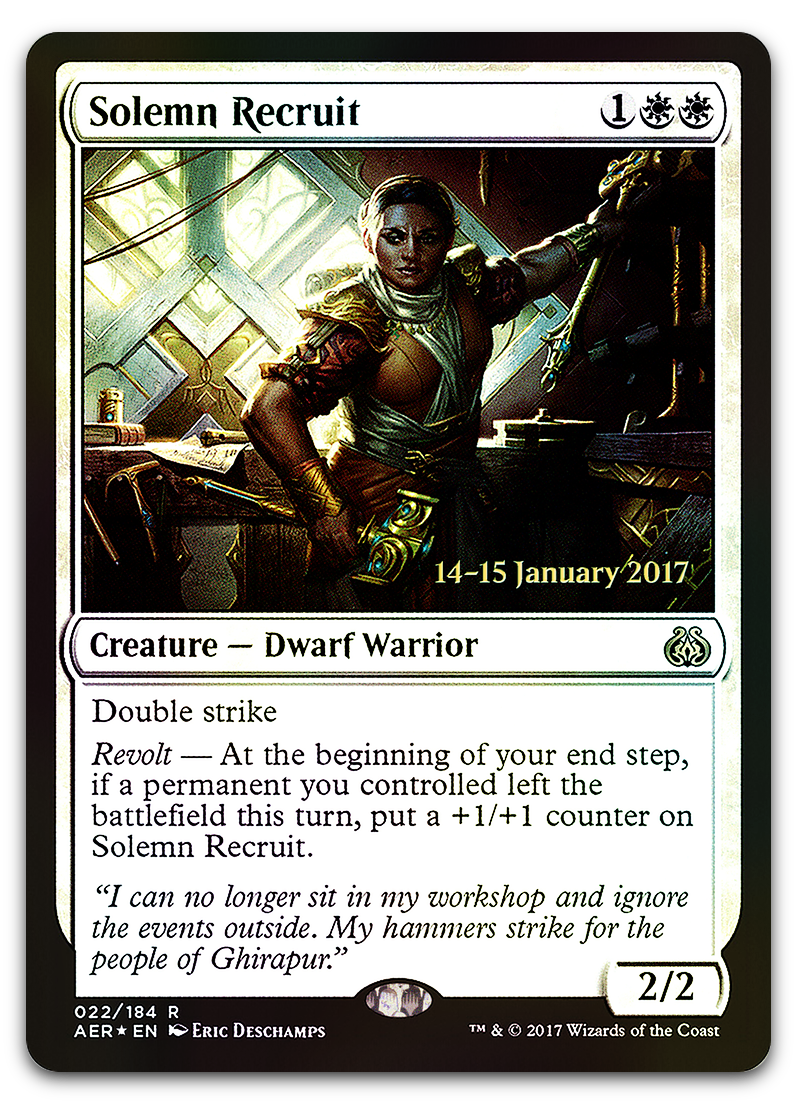 Solemn Recruit (Prerelease Cards)