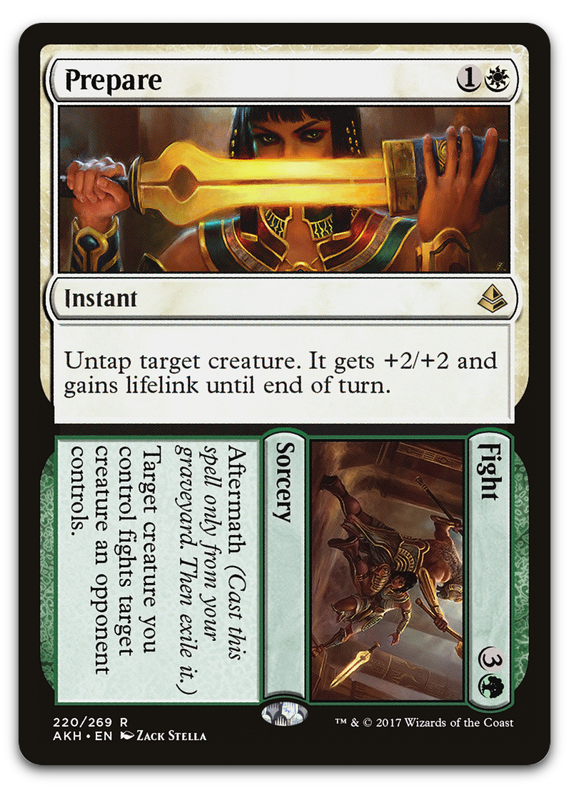 Prepare // Fight (Amonkhet)
