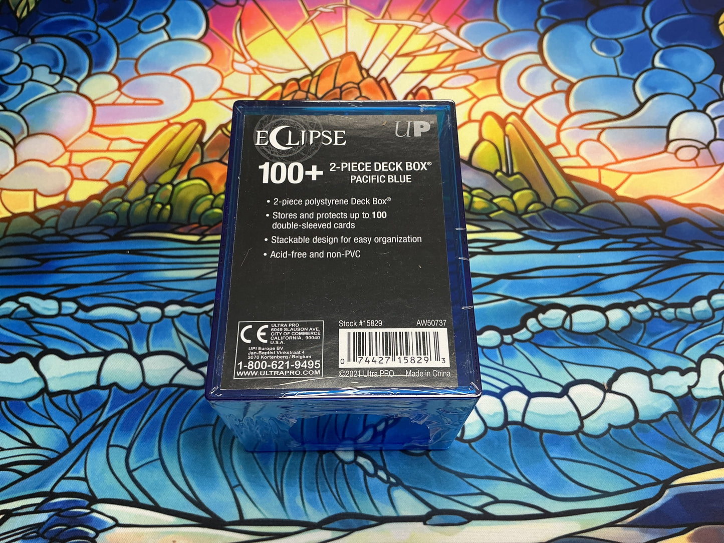 Ultrapro Eclipse 2-Piece Deck Box (Pacific Blue)