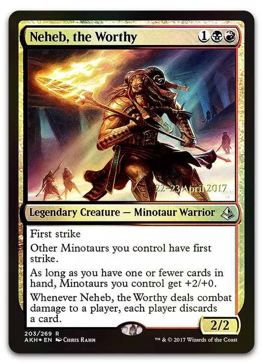 Neheb, the Worthy (Prerelease Cards)