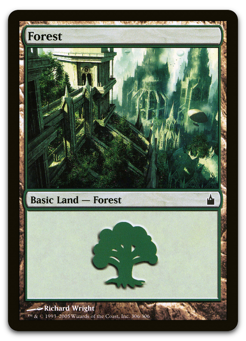 Forest (306) (Ravnica: City of Guilds)