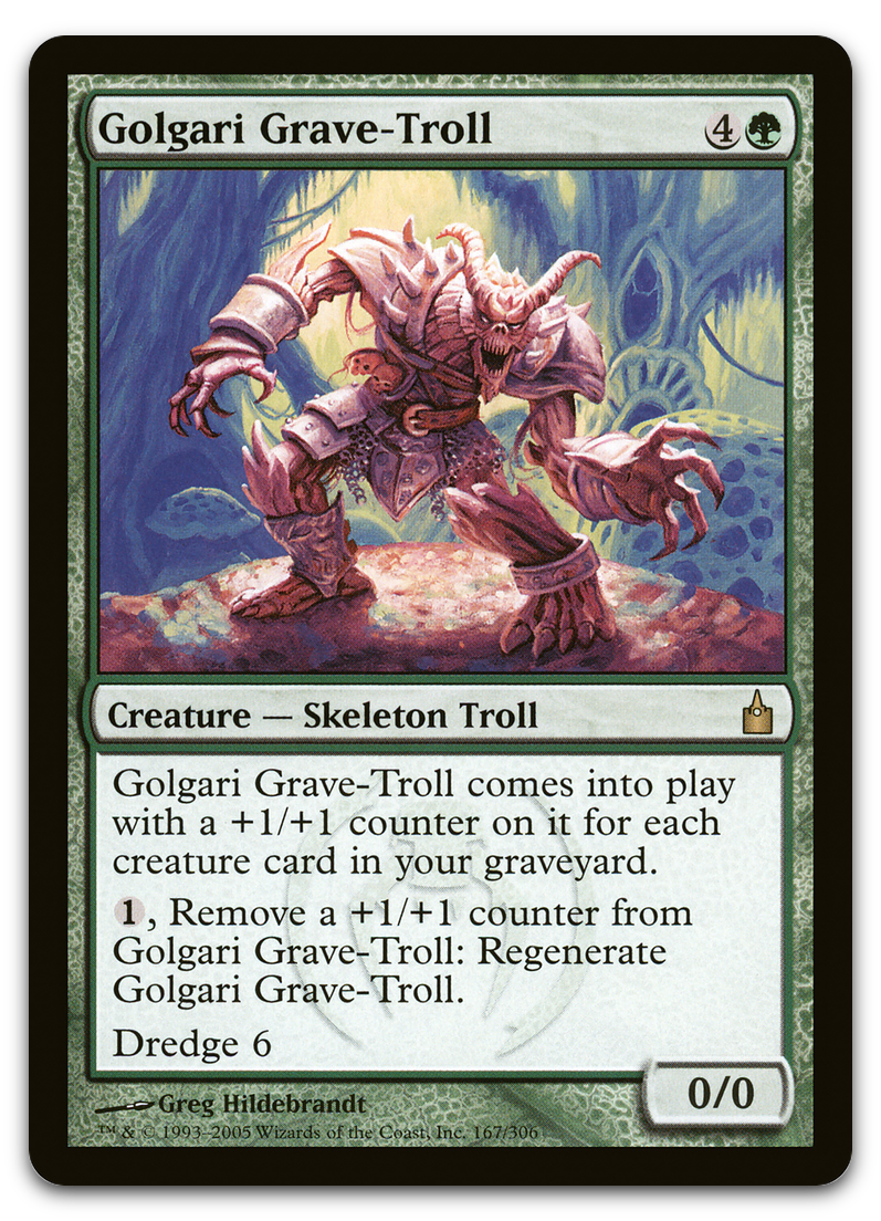 Golgari Grave-Troll (Ravnica: City of Guilds)