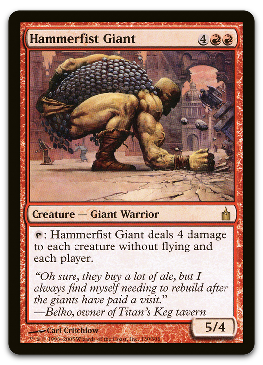 Hammerfist Giant (Ravnica: City of Guilds)