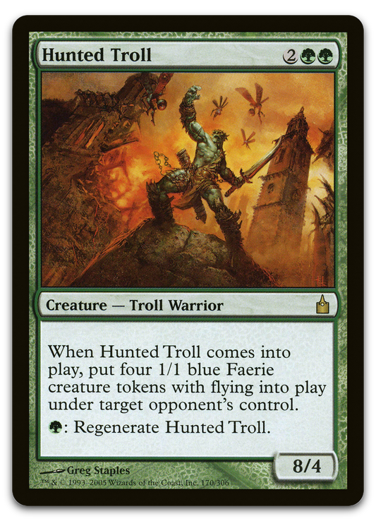 Hunted Troll (Ravnica: City of Guilds)