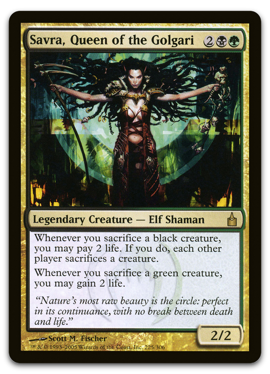 Savra, Queen of the Golgari (Ravnica: City of Guilds)