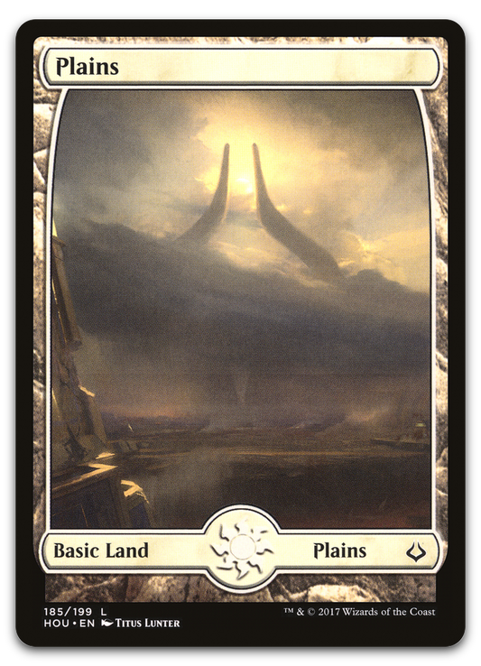 Plains (185) - Full Art (Hour of Devastation)