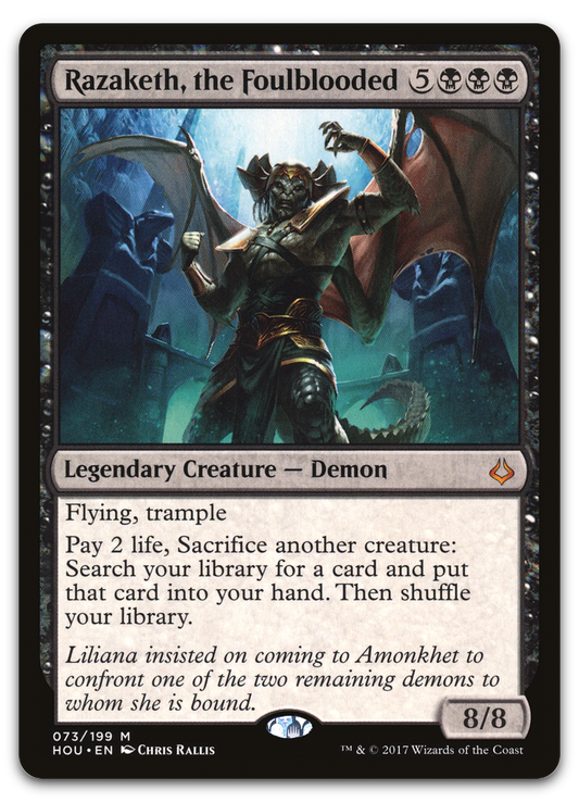 Razaketh, the Foulblooded (Hour of Devastation)