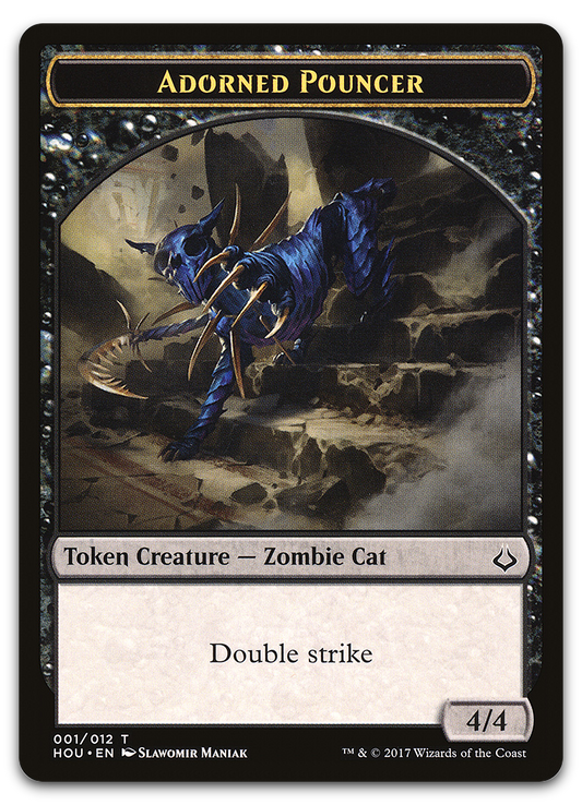 Adorned Pouncer Token (Hour of Devastation)