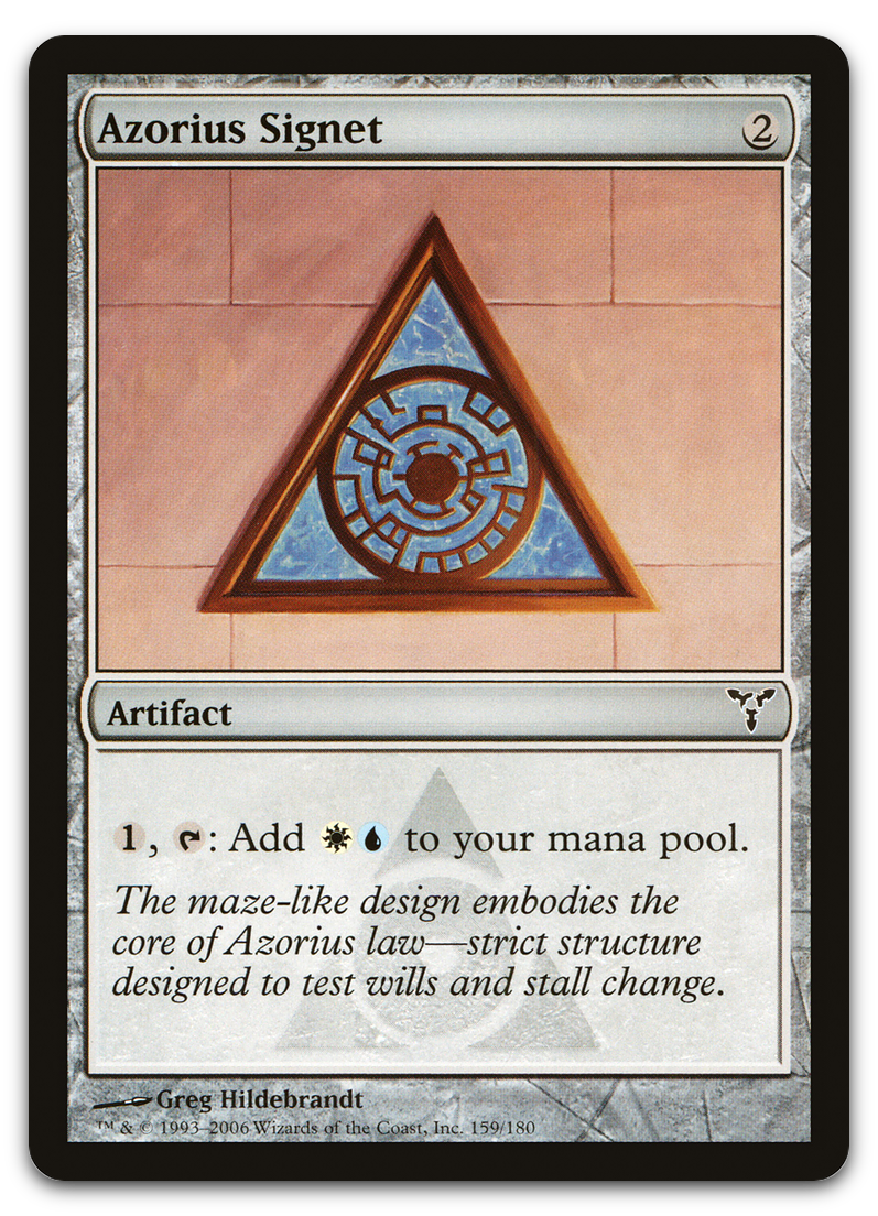 Azorius Signet (Dissension)