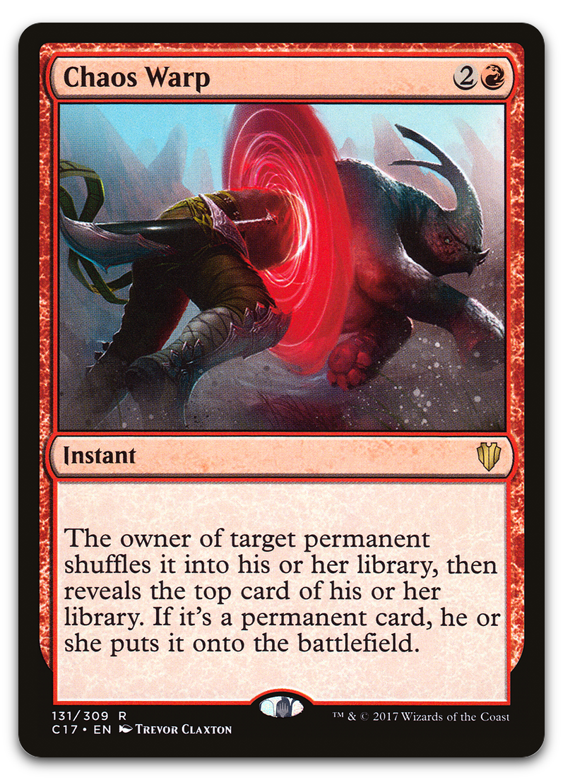 Chaos Warp (Commander 2017)