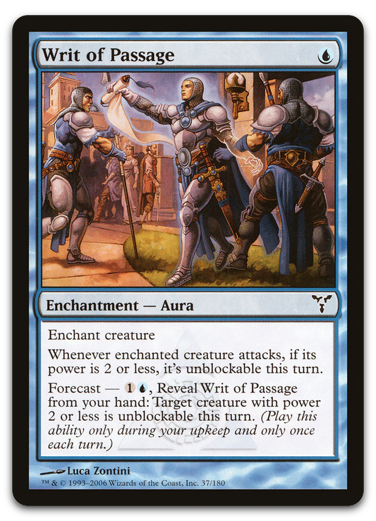 Writ of Passage (Dissension)