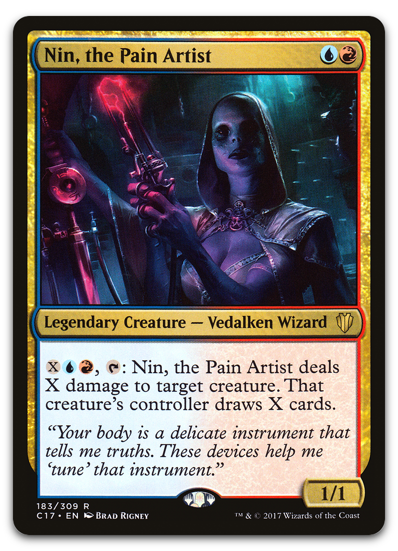 Nin, the Pain Artist (Commander 2017)