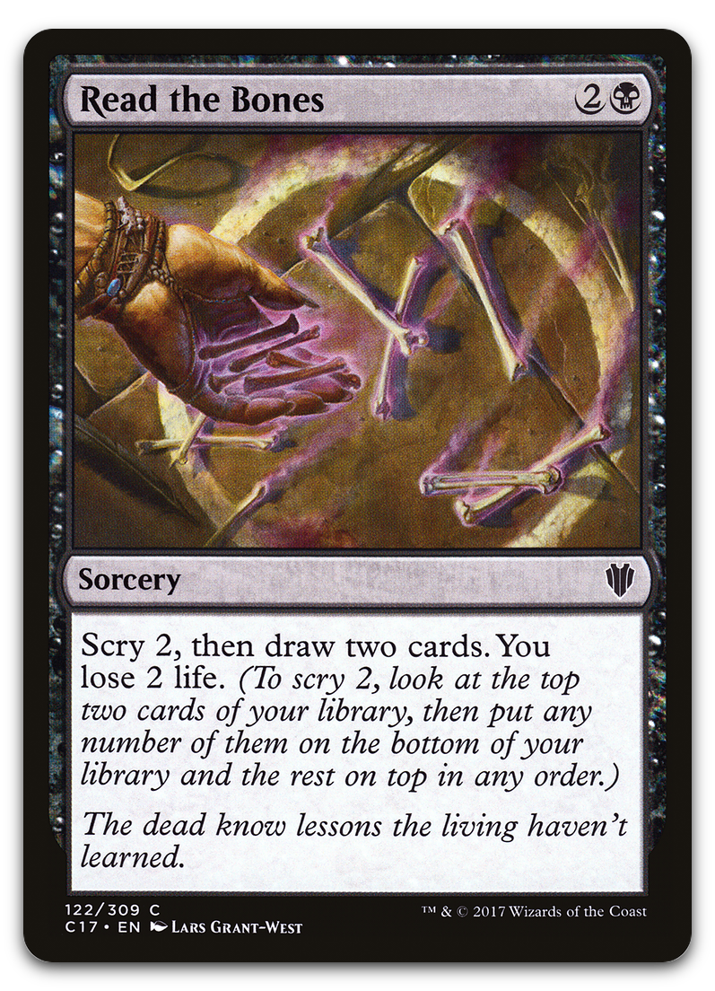 Read the Bones (Commander 2017)