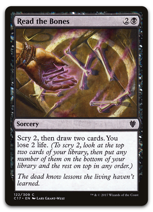 Read the Bones (Commander 2017)