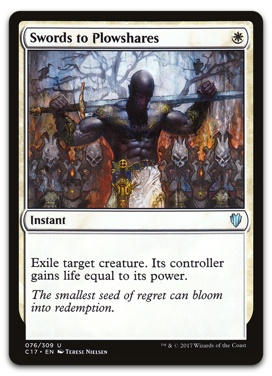 Swords to Plowshares (Commander 2017)