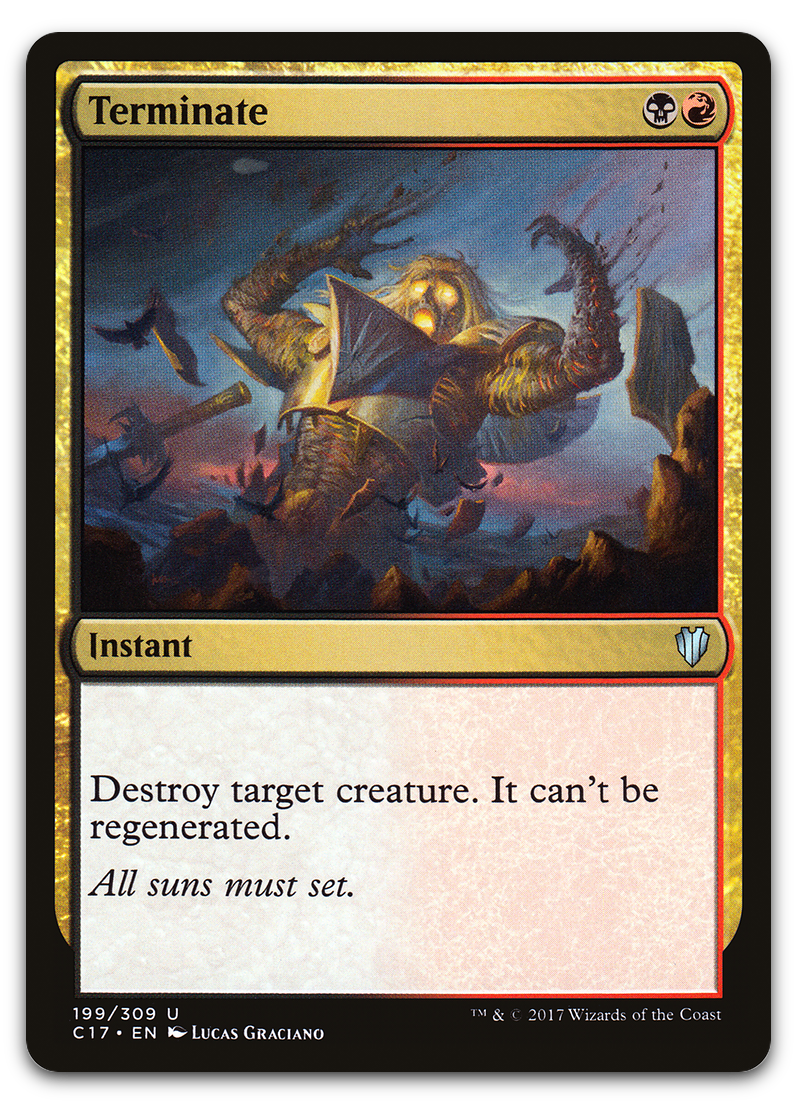 Terminate (Commander 2017)