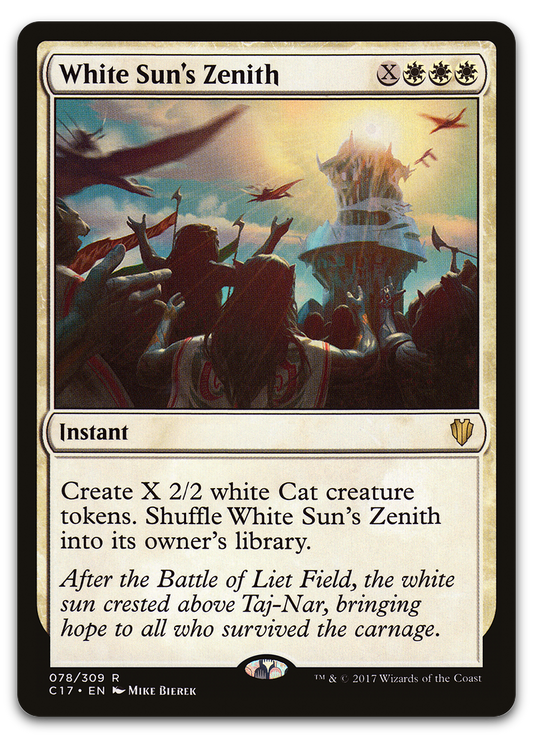 White Sun's Zenith (Commander 2017)