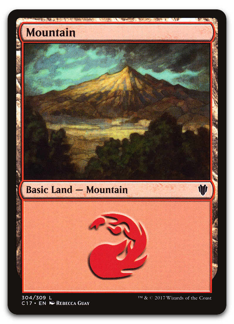 Mountain (304) (Commander 2017)