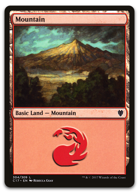 Mountain (304) (Commander 2017)