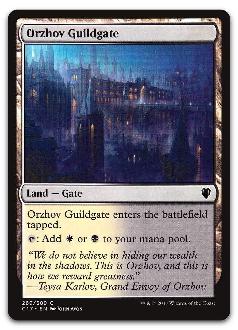 Orzhov Guildgate (Commander 2017)