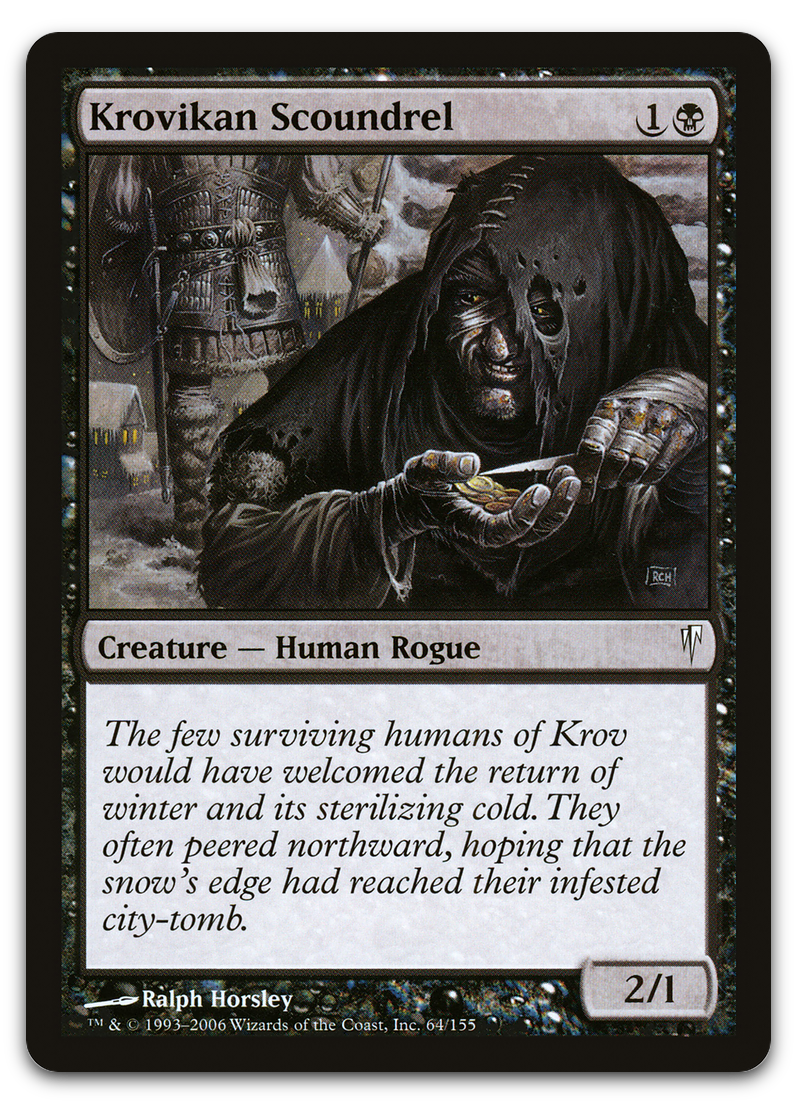 Krovikan Scoundrel (Coldsnap)