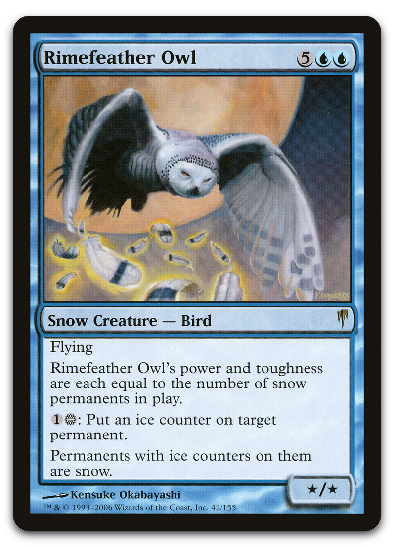 Rimefeather Owl (Coldsnap)