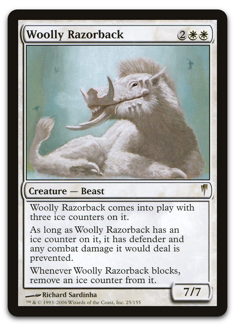 Woolly Razorback (Coldsnap)