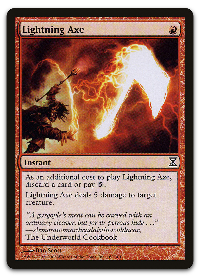 Lightning Axe (Time Spiral)
