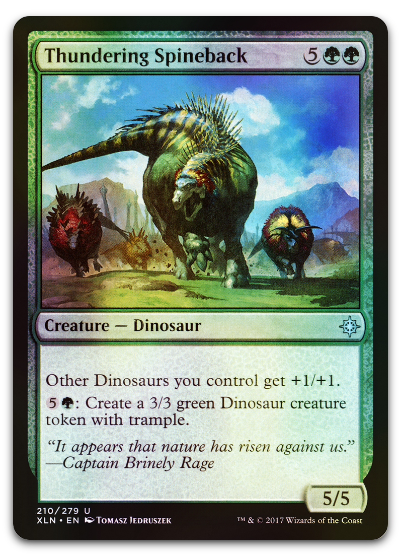 Thundering Spineback (Ixalan)