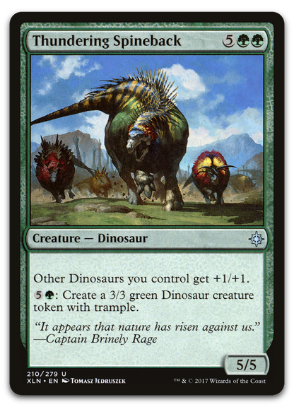Thundering Spineback (Ixalan)
